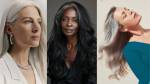 Imagem de três mulheres, sendo duas delas brancas vistas lateralmente e uma mulher negra vista de frente