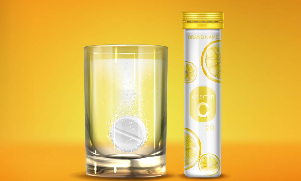 Vitamina C efervescente é feita de ácido ascórbico puro, explica médico