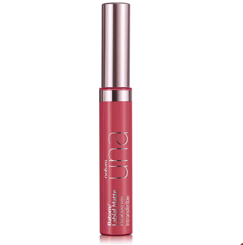 Batom Matte Intransferível Una, de Natura