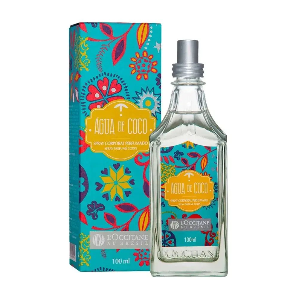 body-splash-inverno (2) Spray perfumado Água de Coco, da marca L'Occitane au Brésil.