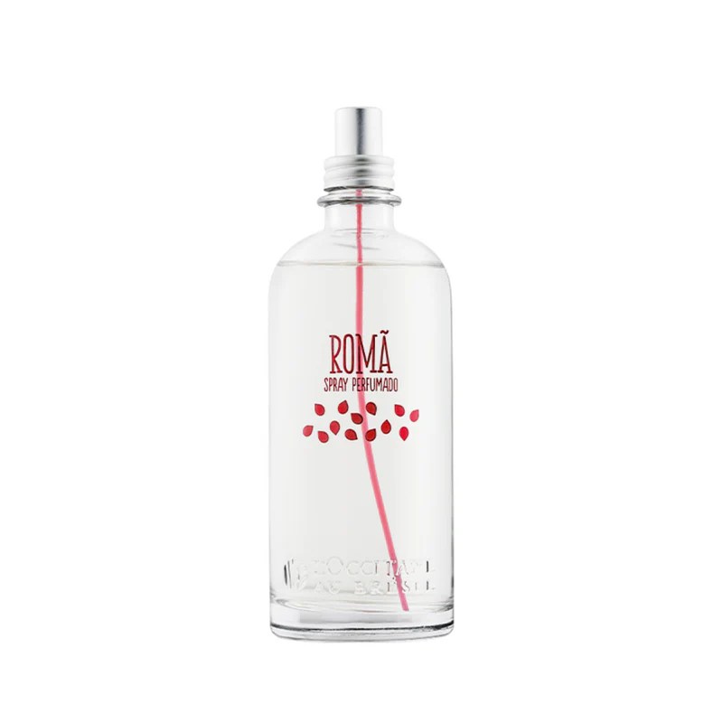 Imagem mostra body splash Romã, da marca L'Occitane au Brésil.