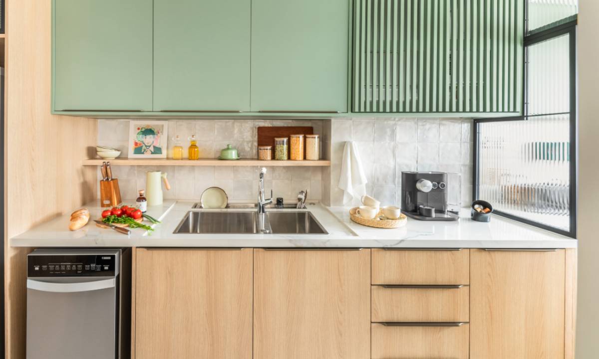 Projeto de cozinha colorida do escritório BMA Studio, do arquiteto Bruno Moraes