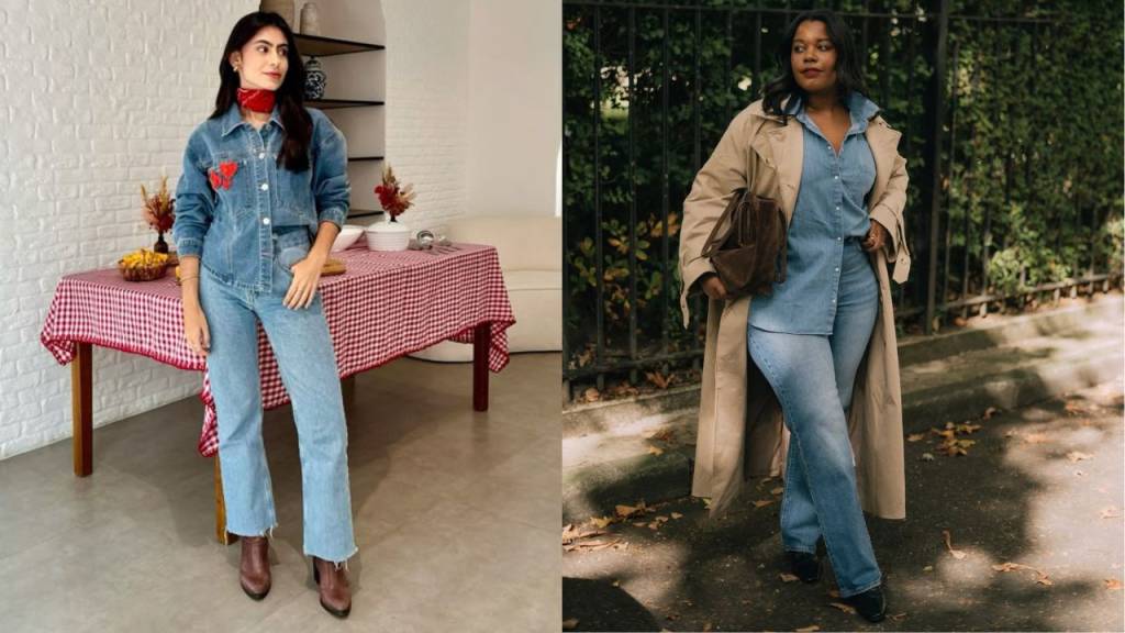 look-all-jeans-festa-junina All jeans é uma aposta certeira para os looks de são joão.