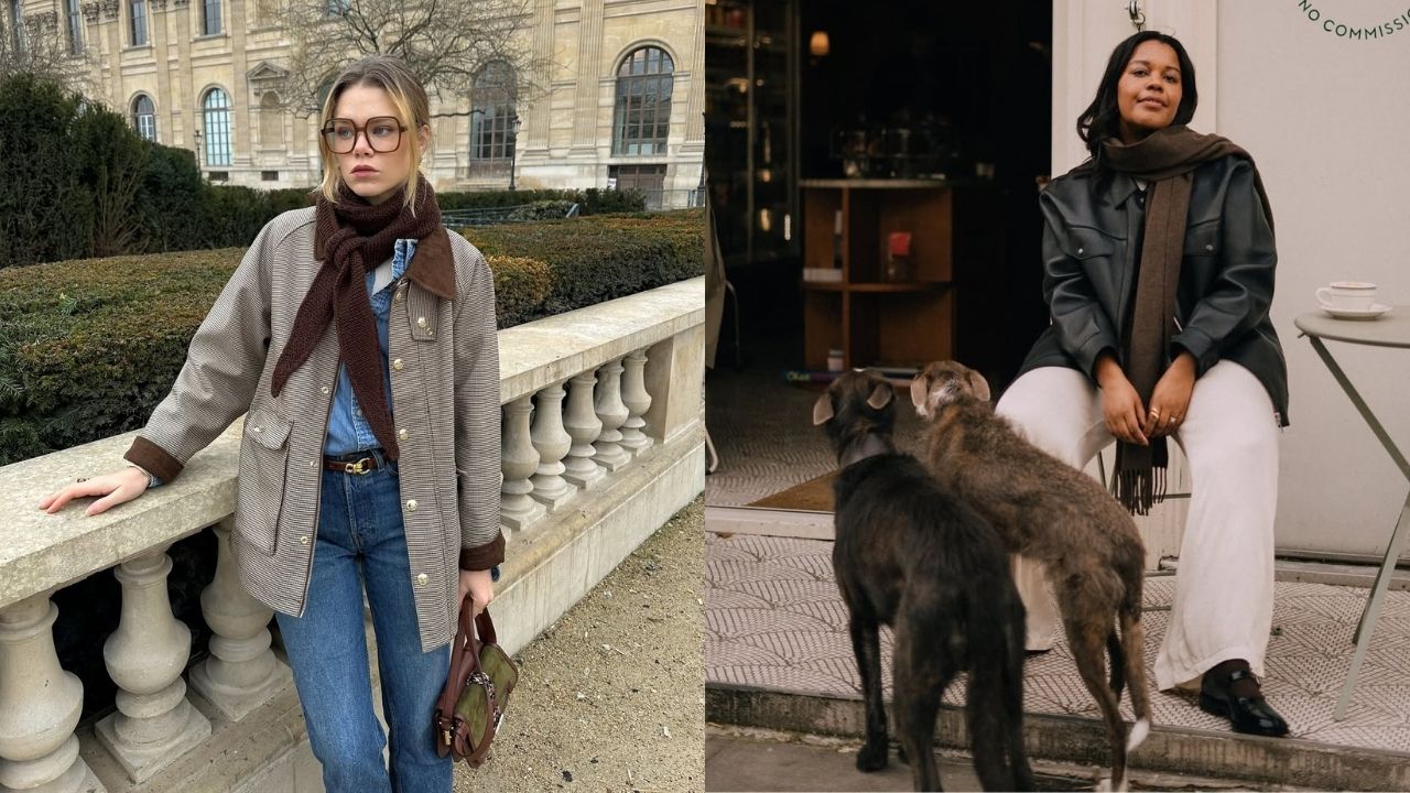 O cachecol é uma peça que combina funcionalidade e estilo em looks estilosos.