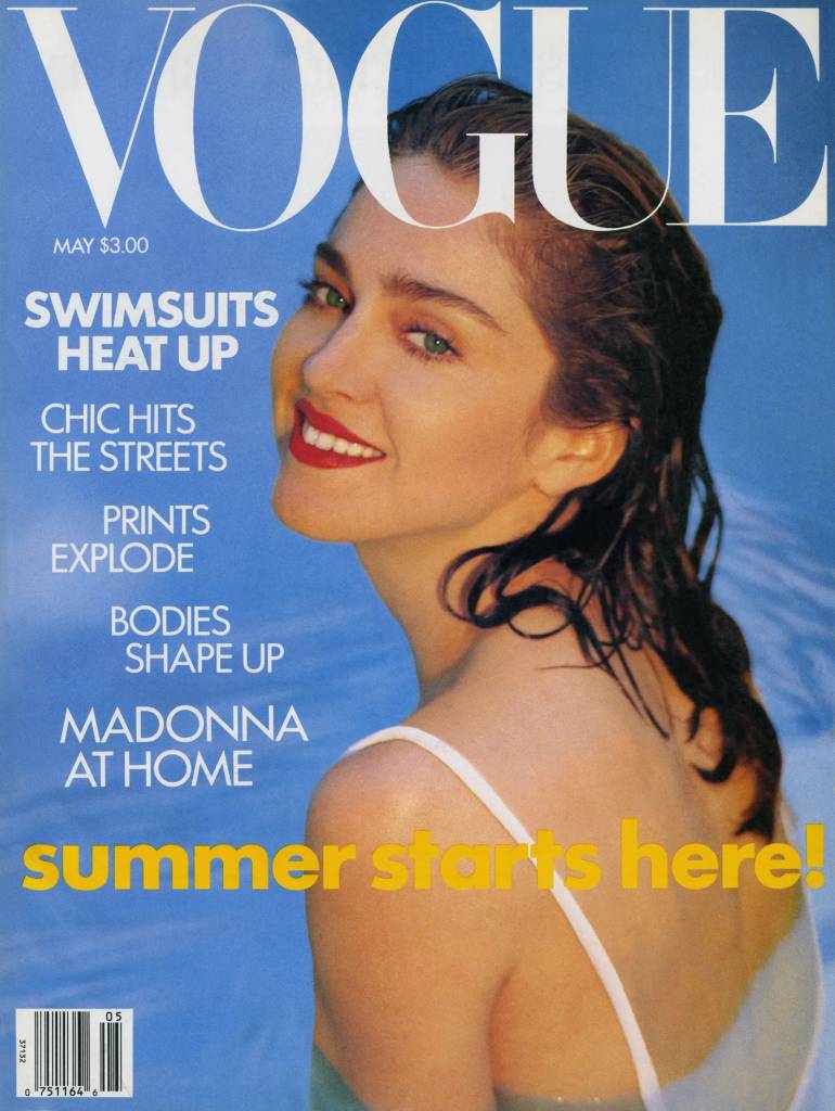 madonna-capa-vogue-1989-maio Madonna na capa da Vogue americana, maio de 1989.