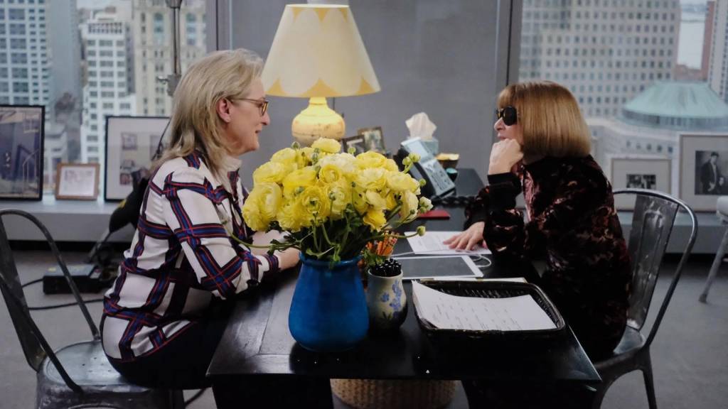 Meryl Streep e Anna Wintour juntas.