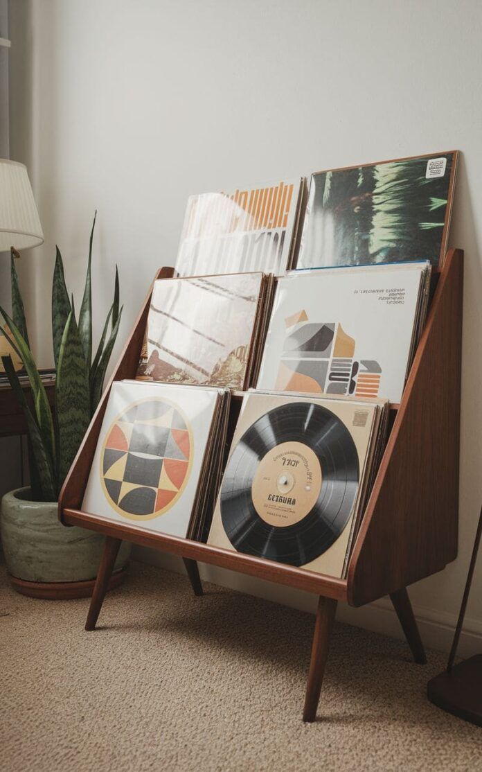 O cantinho do vinil deve ser um espaço para relaxar, apreciar músicas e desfrutar da experiência de ouvir discos.