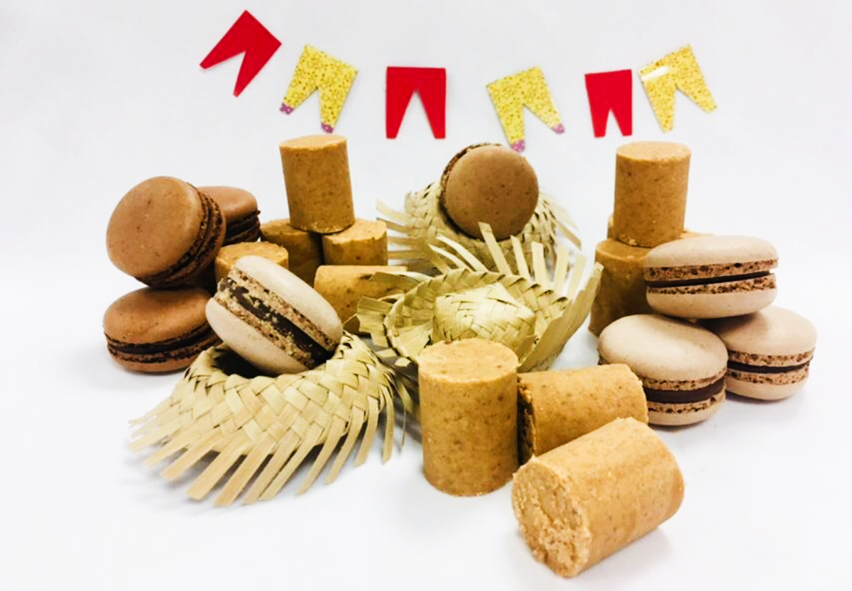 Macaron de paçoca vai dar o que falar na sua festa junina