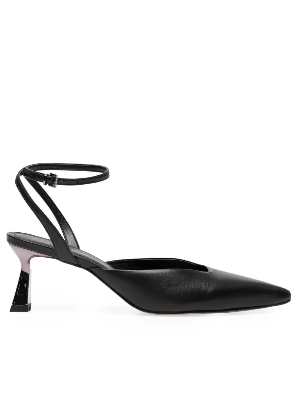 Slingback preto