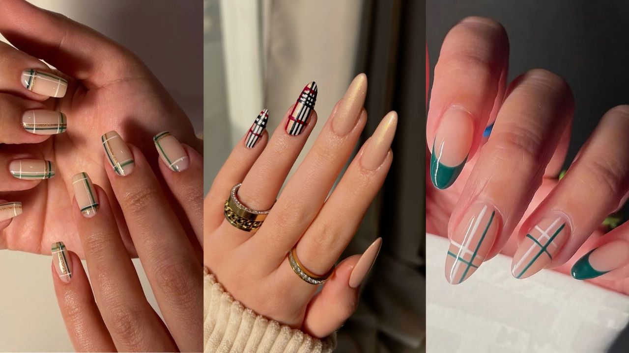 6 unhas xadrez que são perfeitas para curtir as Festas Juninas com estilo