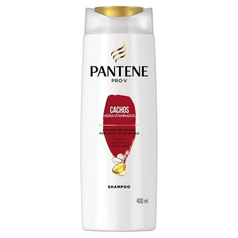 Imagem de shampoo baratinho para cabelos cacheados em embalagem branca e dourada
