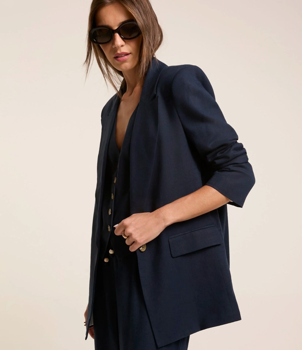 Blazer azul marinho