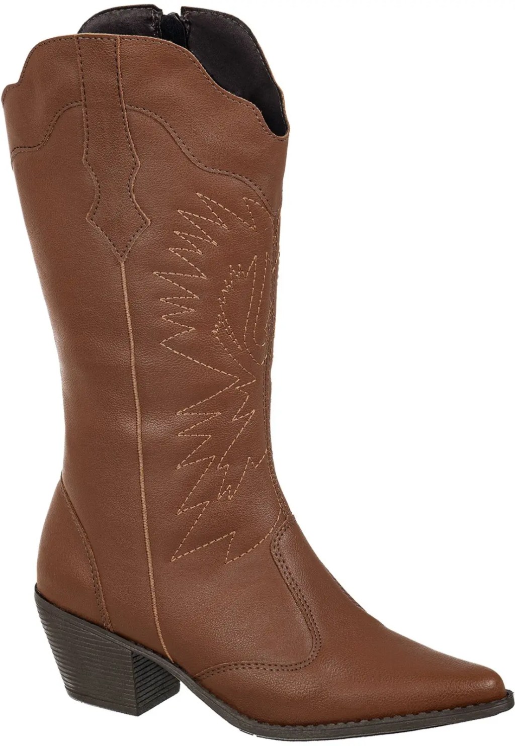 Bota de couro western marrom