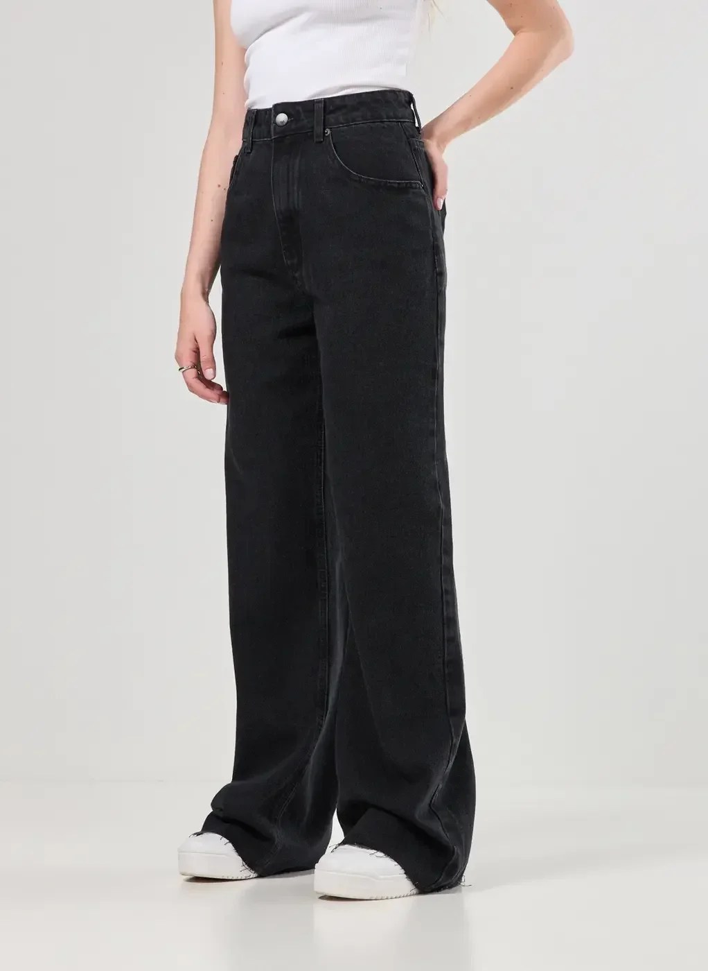 Calça wide leg preta