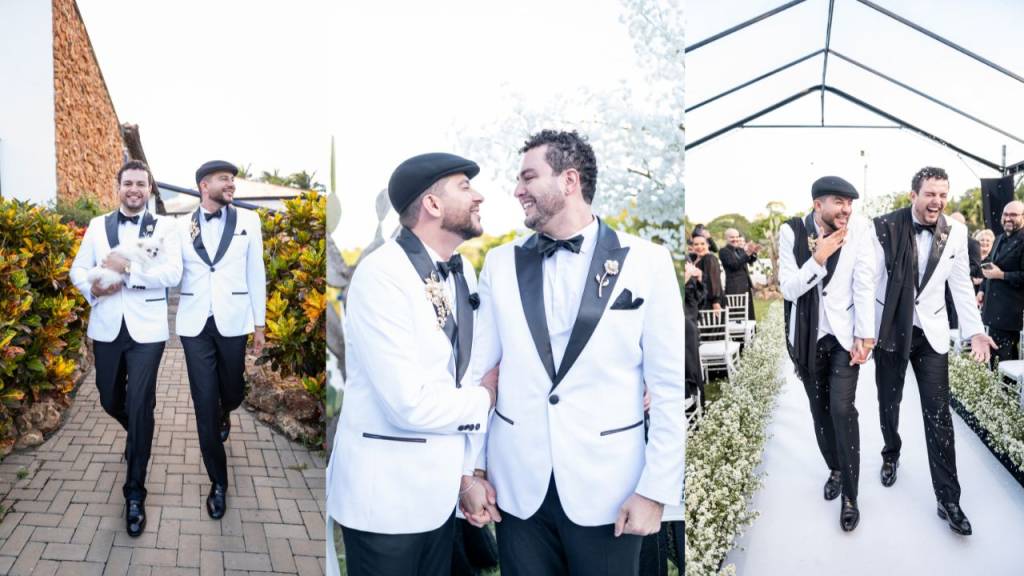 casameto-preto-branco-noivos Vestidos e decoração preto em casamento