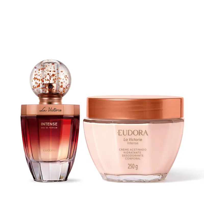 Eudora Kit La Victorie Intense: Eau de Parfum e creme