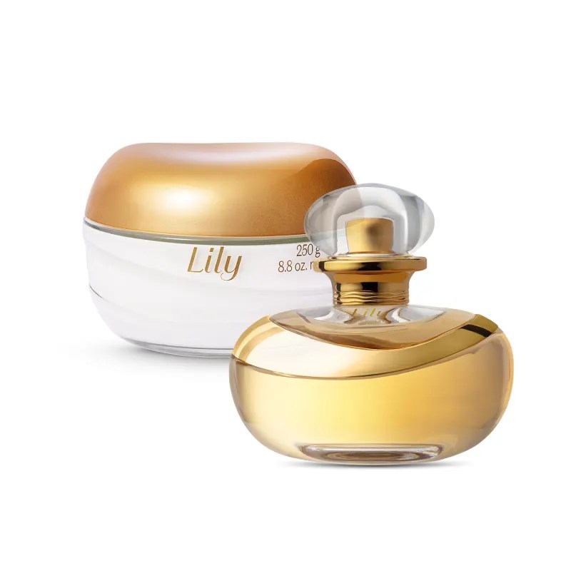 Combo Lily: Eau de Parfum 75ml + Creme Acetinado Hidratante Desodorante