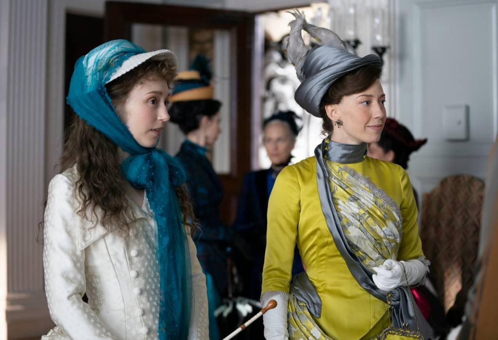 taissa-farmiga-carrie-coon (2) The Gilded Age