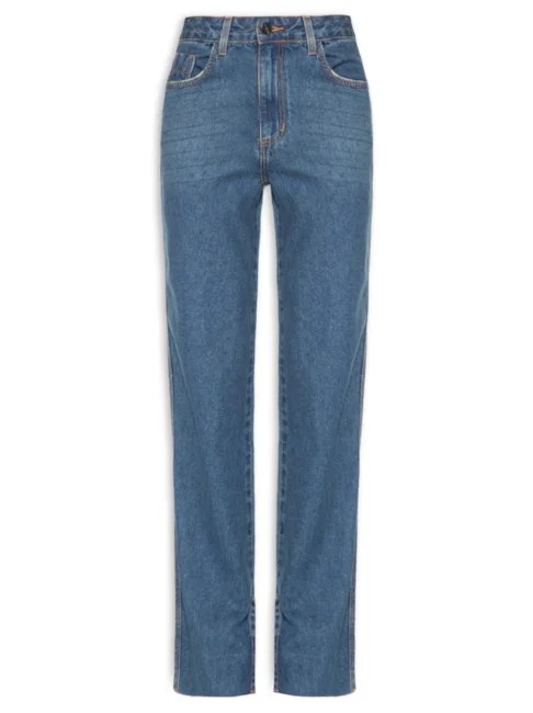 Calça jeans reta