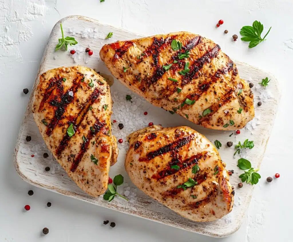 Frango suculento e marinado