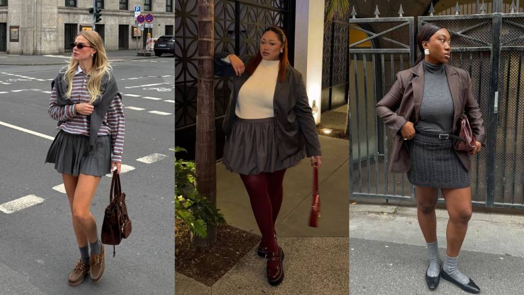 11 truques para usar saia curta no inverno e criar looks quentinhos