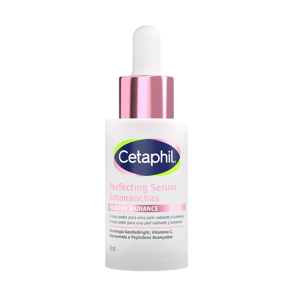 Imagem de sérum, de Cetaphil, para uma pele brilhosa e saudável.