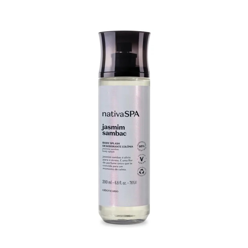 Imagem de body splash elegante e de alta projeção e fixação da O Boticário.