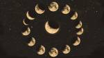 Imagem de lua em diversas fases no céu representando o astro no mapa astral