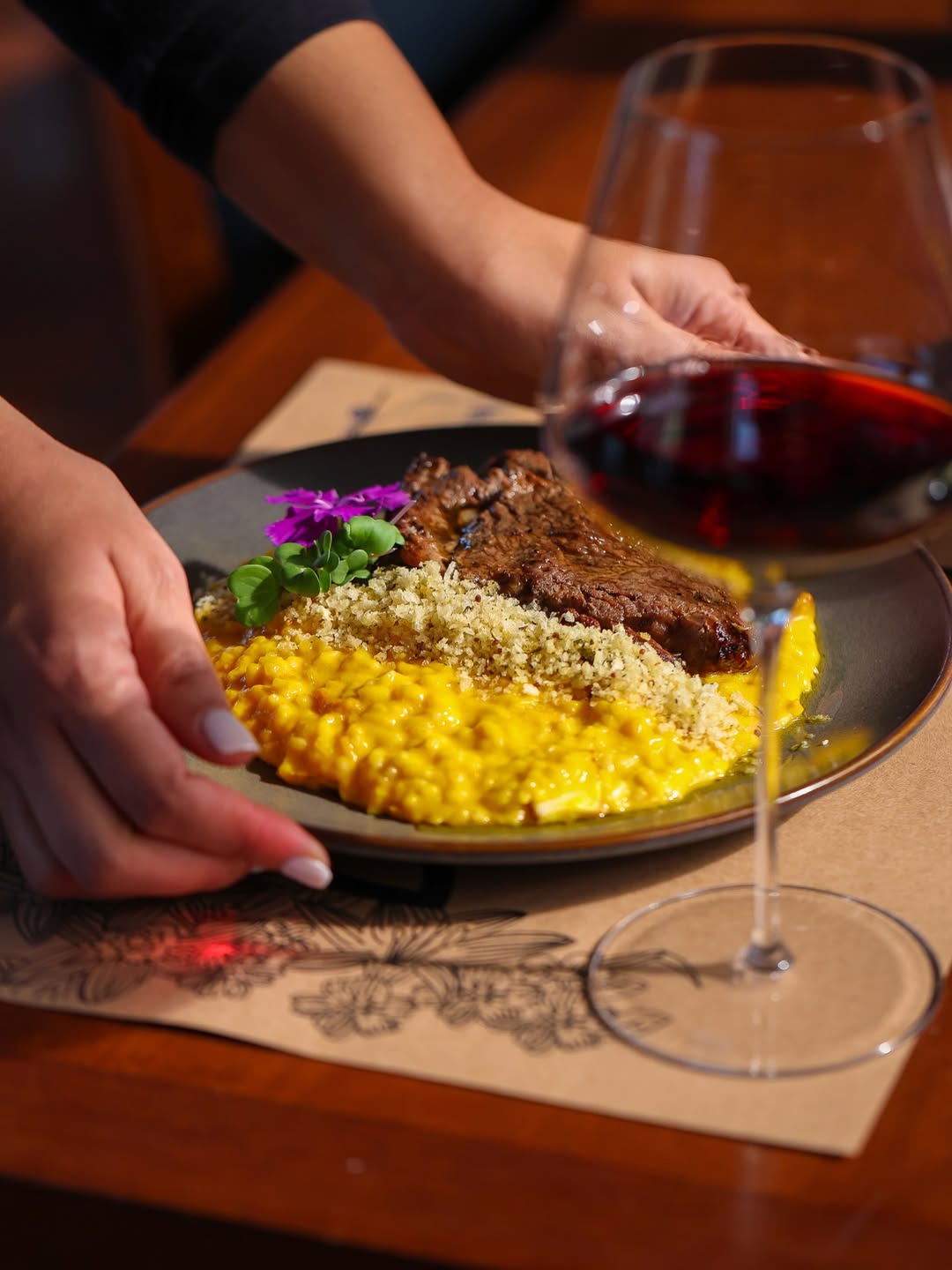 Foto de um prato do restaurante Lago do Holandês