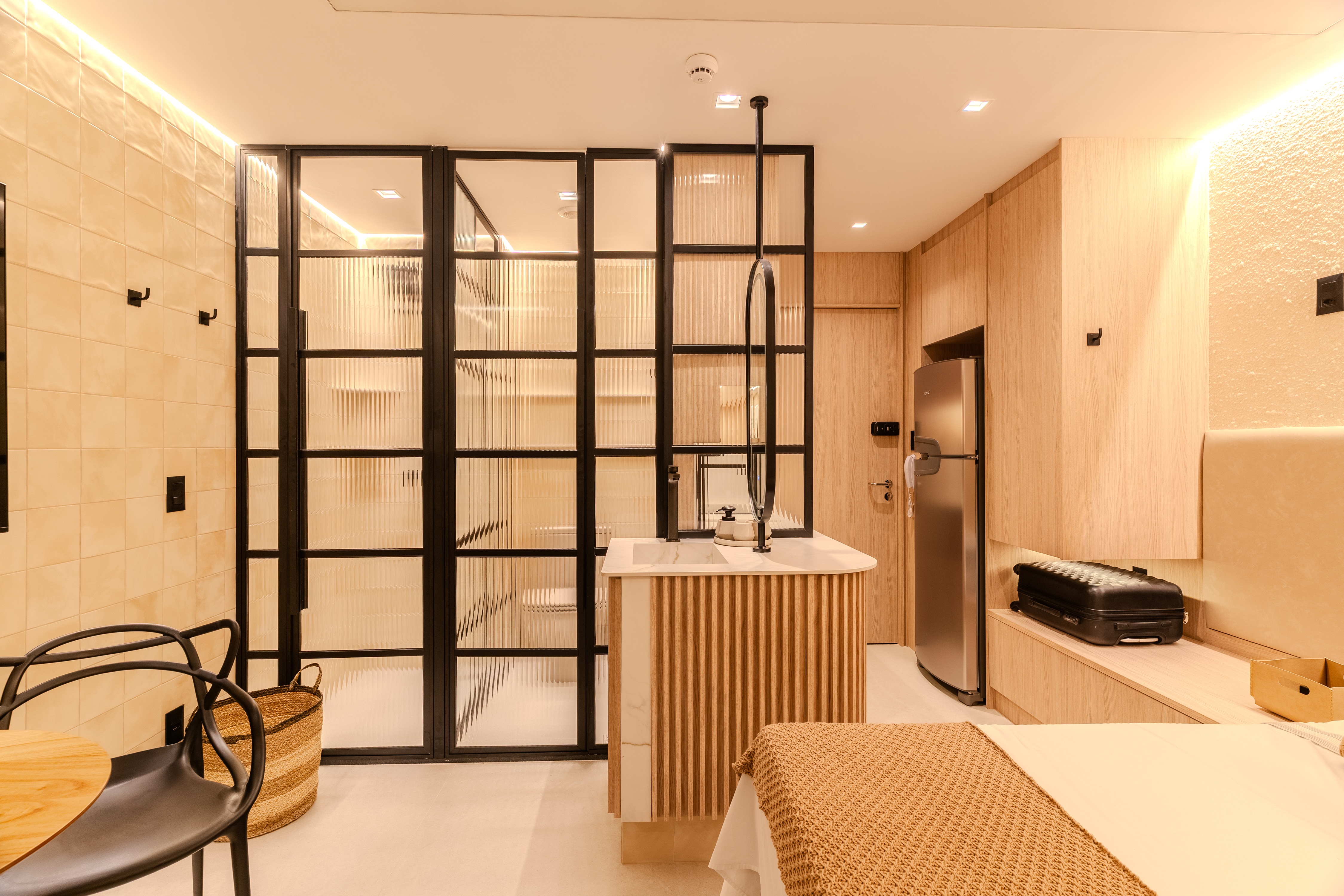 Banheiros com box at&eacute; o teto