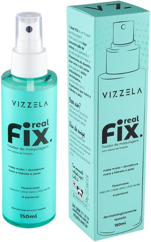 O real fix &eacute; um fixador de maquiagem de alta performance, com alta concentra&ccedil;&atilde;o de resina que garante durabilidade e resist&ecirc;ncia prolongada para a sua make.