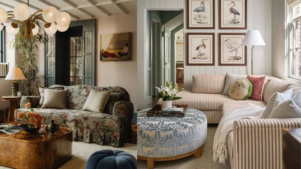 A volta dos sofás estampados: veja 5 projetos criativos para se inspirar