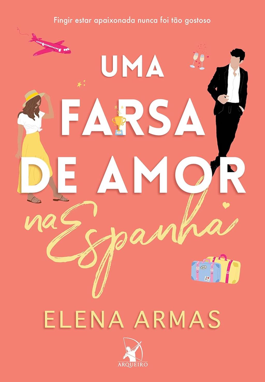 Capa laranja do livro 