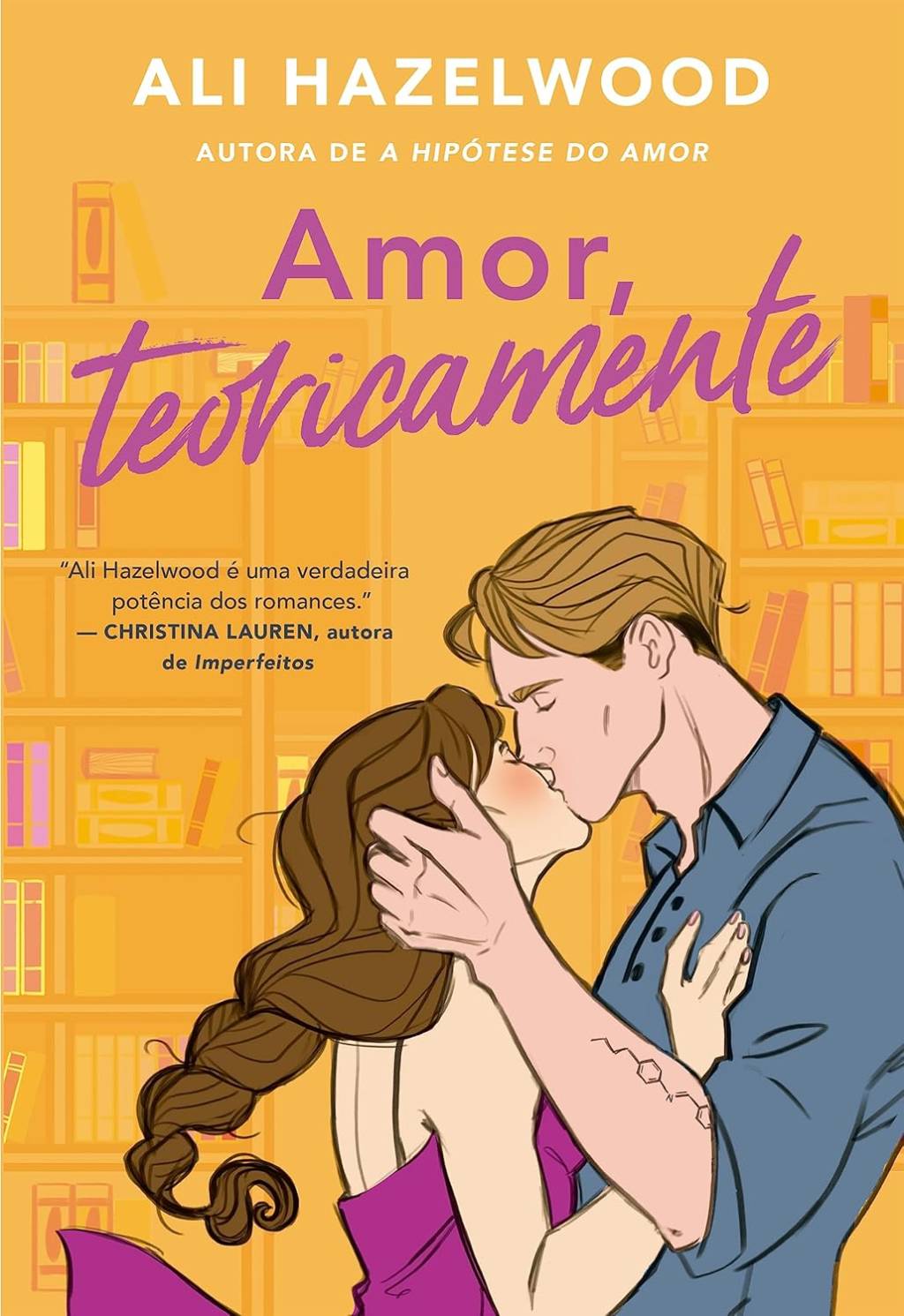 Capa amarela do livro 