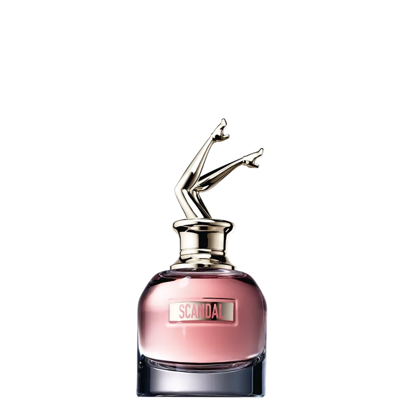 Embalagem rosa de perfume gourmand da marca Jean Paul Gaultier