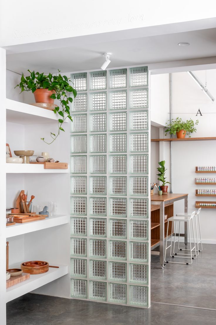 Como usar tijolo de vidro no décor