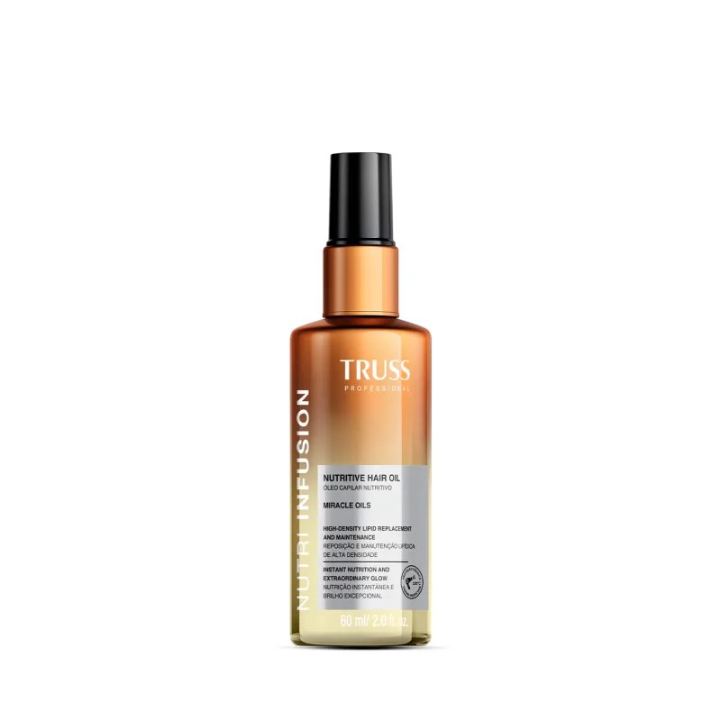 truss-ol-cap-nutri-infusion-60ml Produto para cabelos ressecados e sem brilho