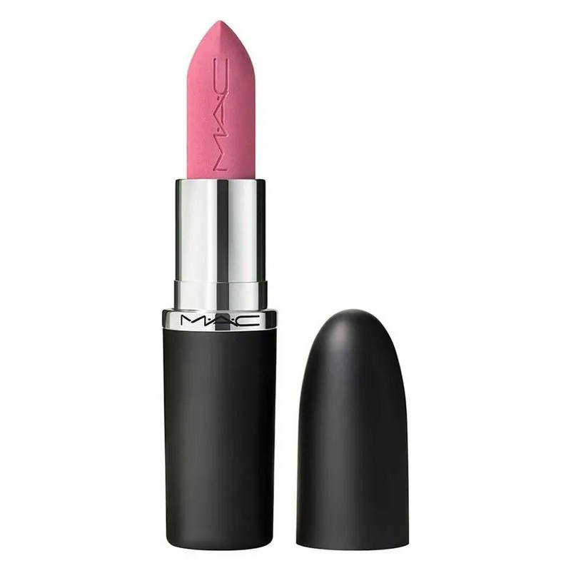 Imagem mostra batom rosa-chiclete Snob, da MAC.