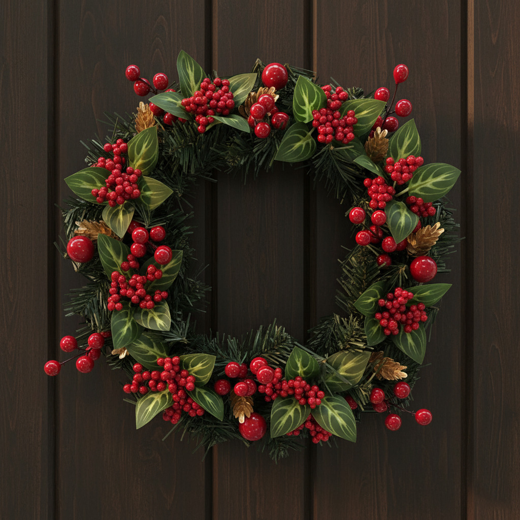 Imagem de guirlanda da Niazi para enfeitar a casa no Natal.