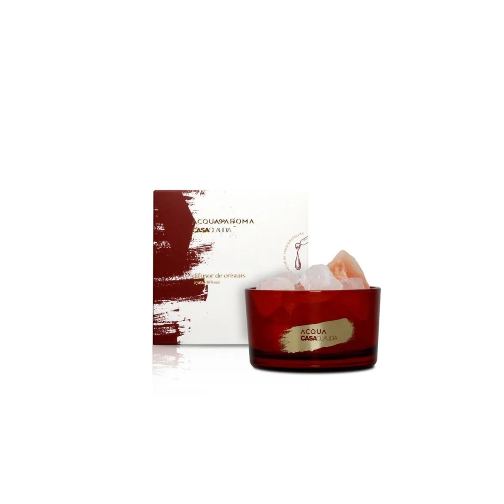 Imagem de aromatizador em cristal cherry red para decorar e perfumar a casa