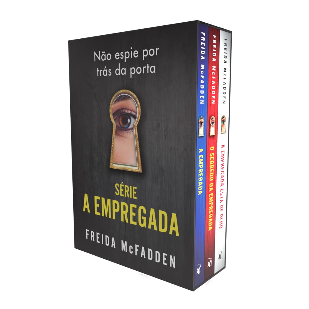 Box com três livros da série "a empregada"