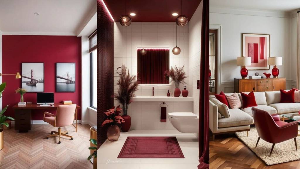 Vermelho-cereja na decoração: 5 ideias que mudam qualquer ambiente