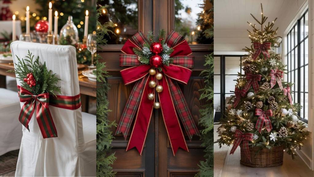 Como fazer laços de Natal: tutorial simples + 7 inspirações lindas e acessíveis