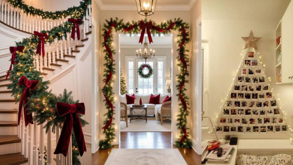 Como fazer uma decoração de Natal charmosa com itens que você já tem