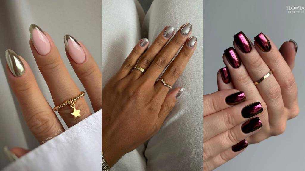10 ideias de unhas com efeito espelhado para apostar já