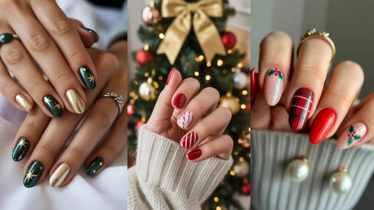 Inspire-se: 8 ideias de unhas festivas para arrasar no Natal