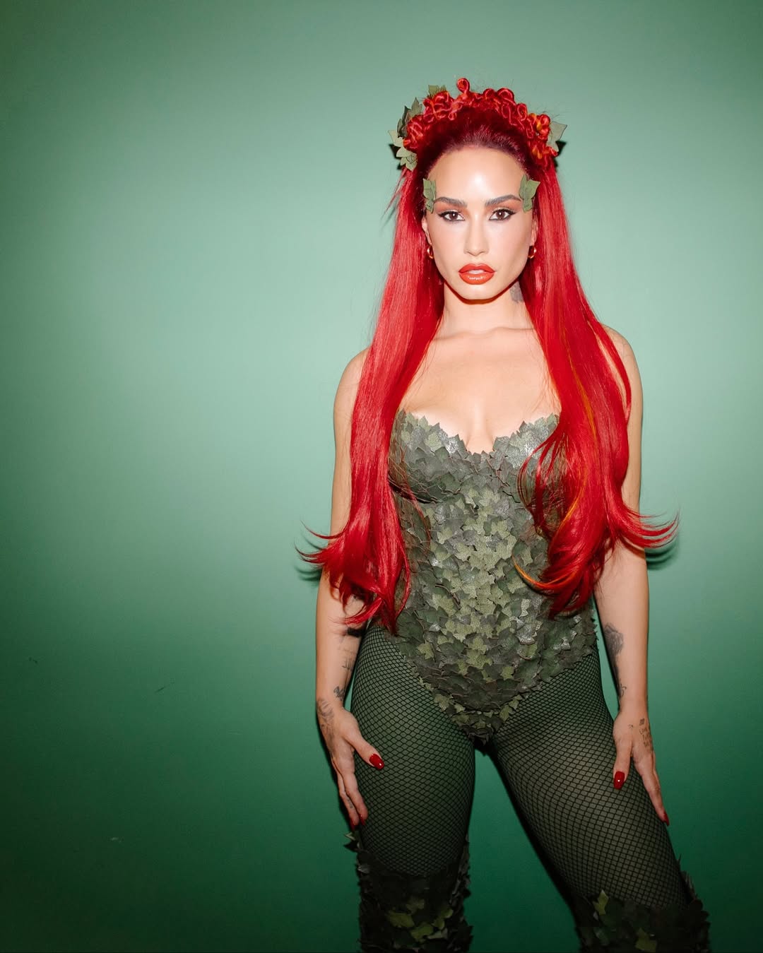 Imagem da cantora Demi Lovato ilustrando os shows internacionais do Brasil