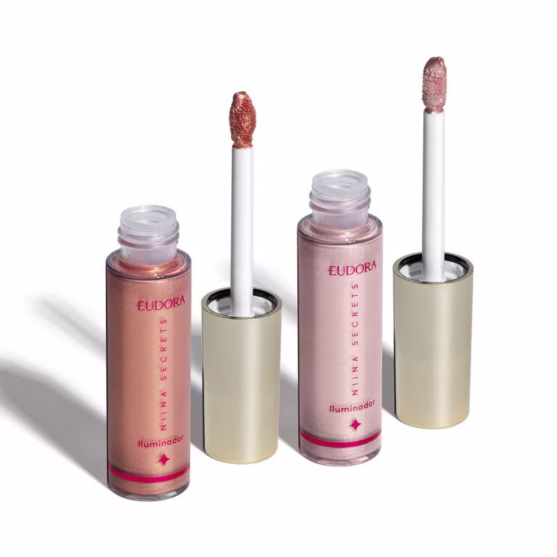 Dois produtos de beleza iluminadores