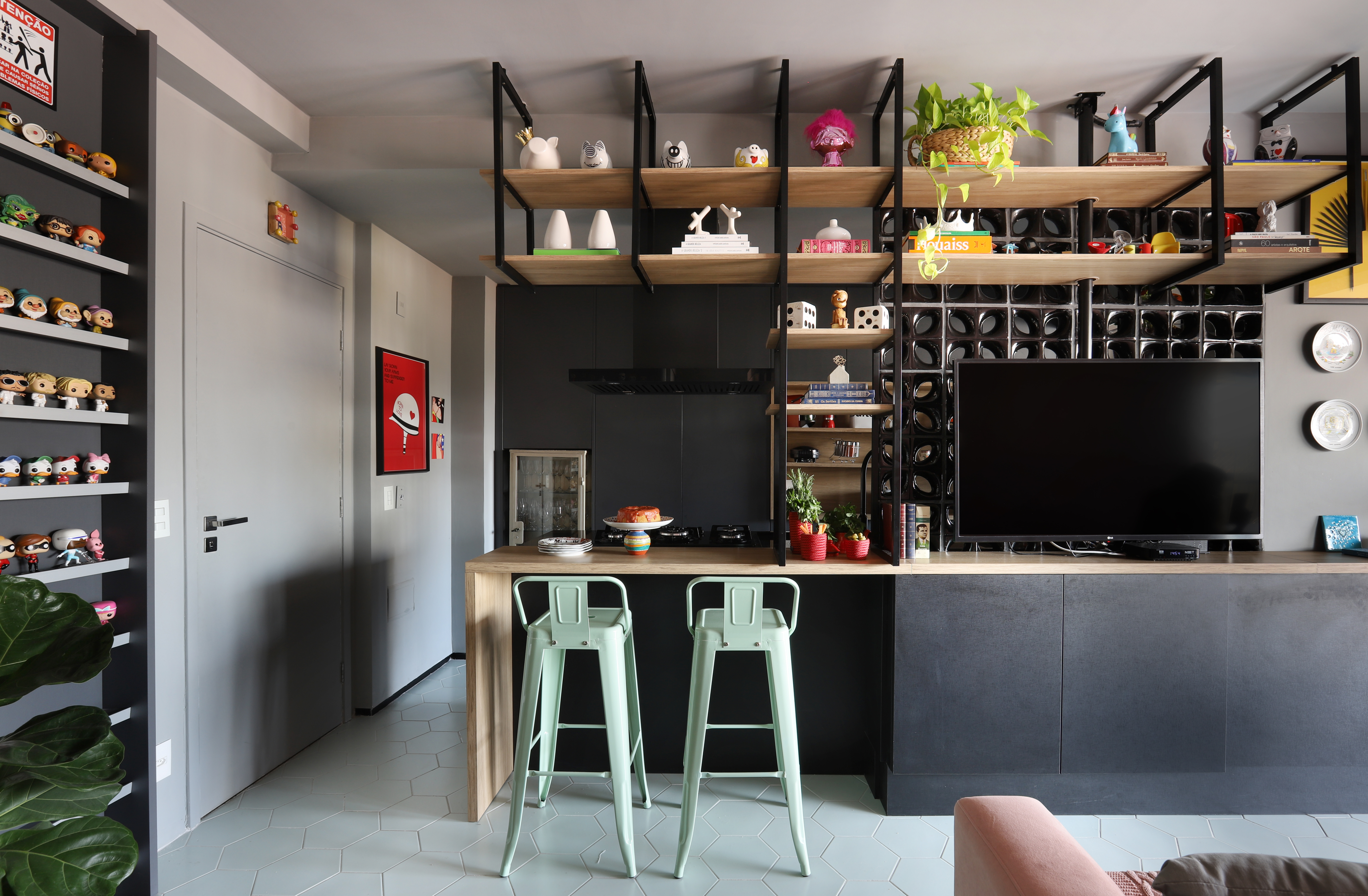 Projetos de decora&ccedil;&atilde;o com portas coloridas