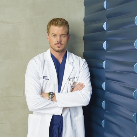 Foto de Eric Dane caracterizado como o personagem Mark Sloan